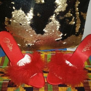 Red Pleaser Lip 101-8 Slipper